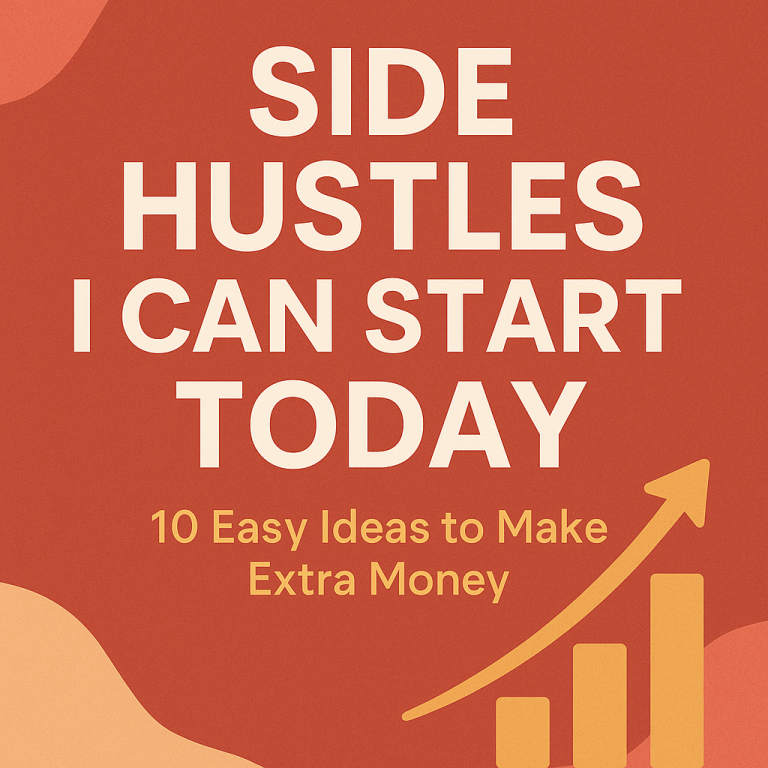 side hustles to start today!