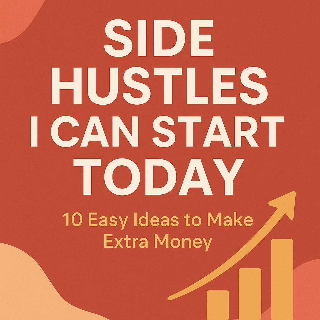 side hustles to start today!